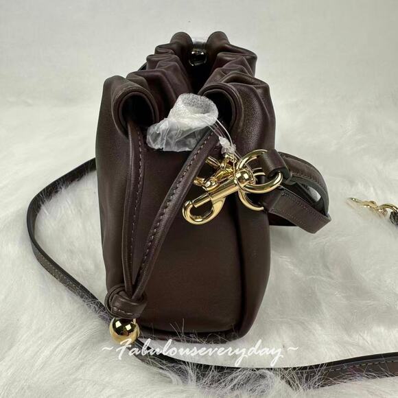 Coach Faye Shoulder Bag Crossbody In smooth leather/Gold/Maple CV529 NWT
